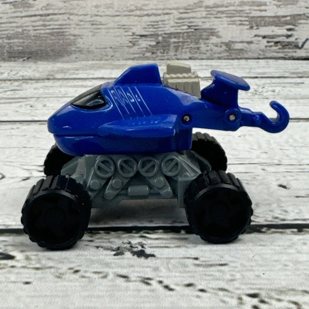 Hot Wheels Sharkruiser Pull Back -‎ Friction Toy Car [1993] Mattel Blue Gray